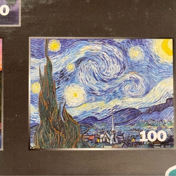 Collection of 6 jigsaw puzzles 100, 300, 500 piece, travel, art, America - Picture 4 of 8